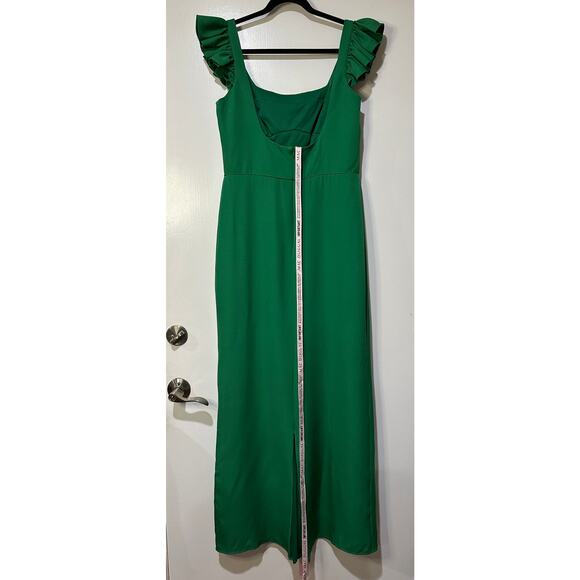 Elegant Green Wedding Dress - Picture 11 of 16